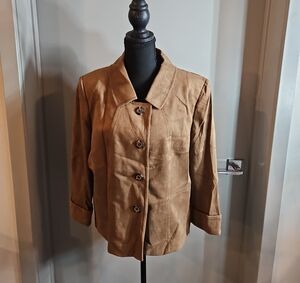 Tahari Tan Skirt Set